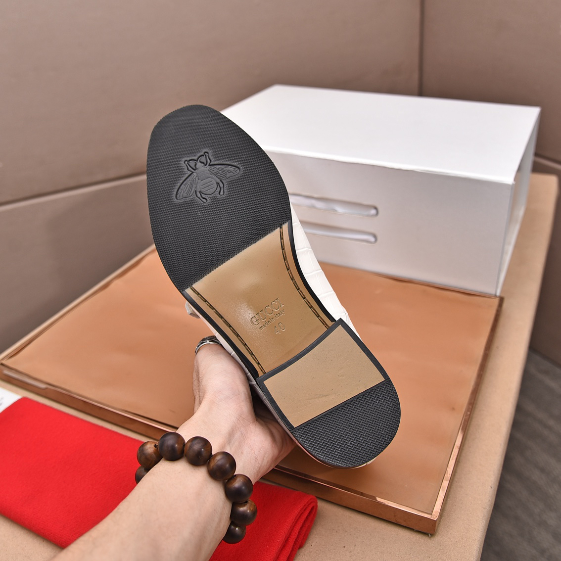 Gucci men's leather shoes-45