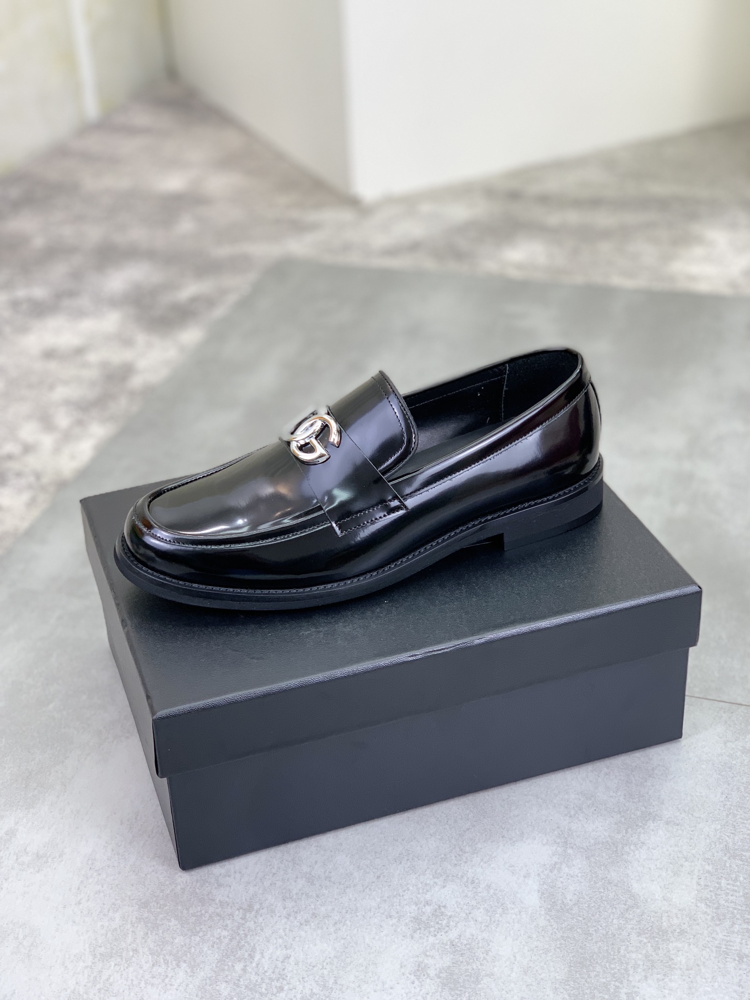 D&G men's leather shoes-27