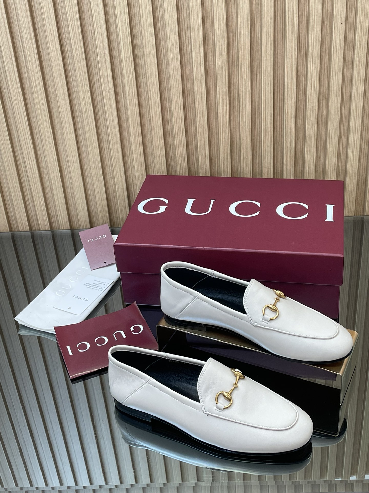 Gucci women's leather shoes-45