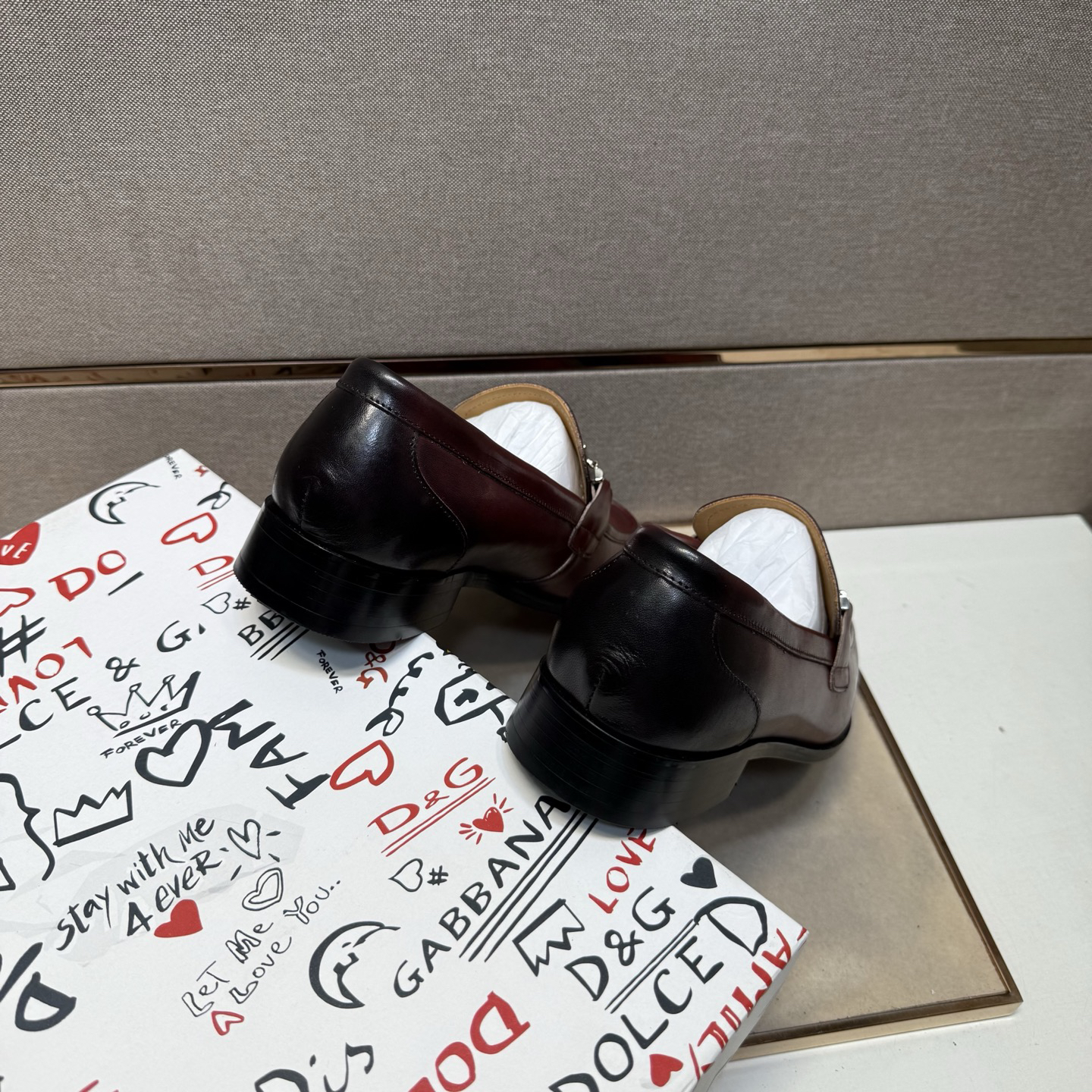 D&G men's leather shoes-93