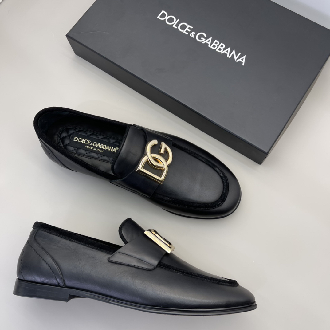 D&G men's leather shoes-45