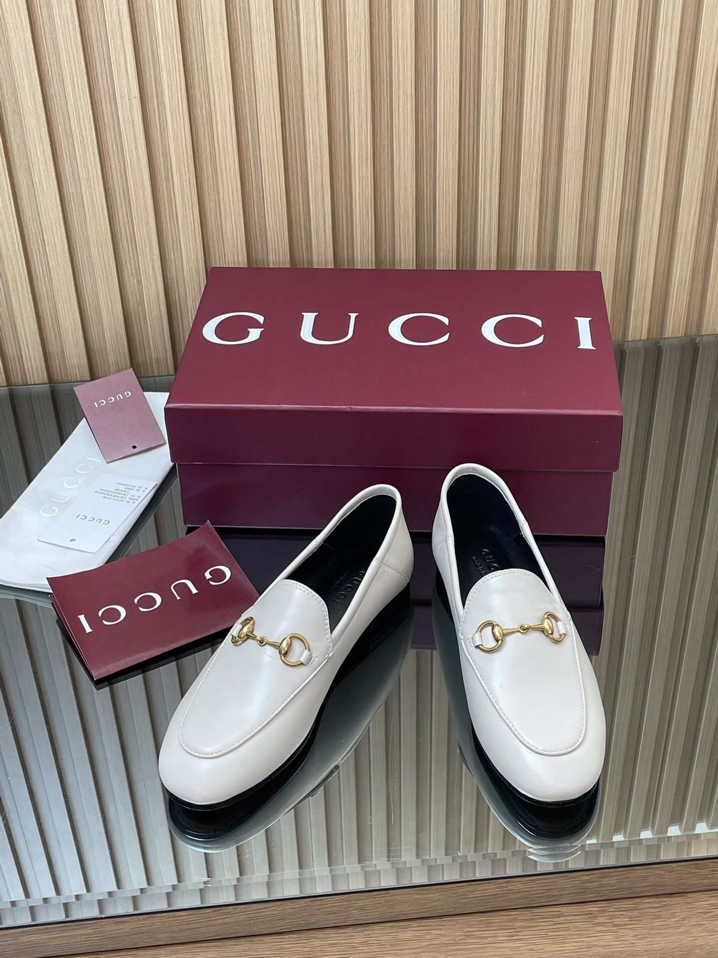 Gucci women's leather shoes-45
