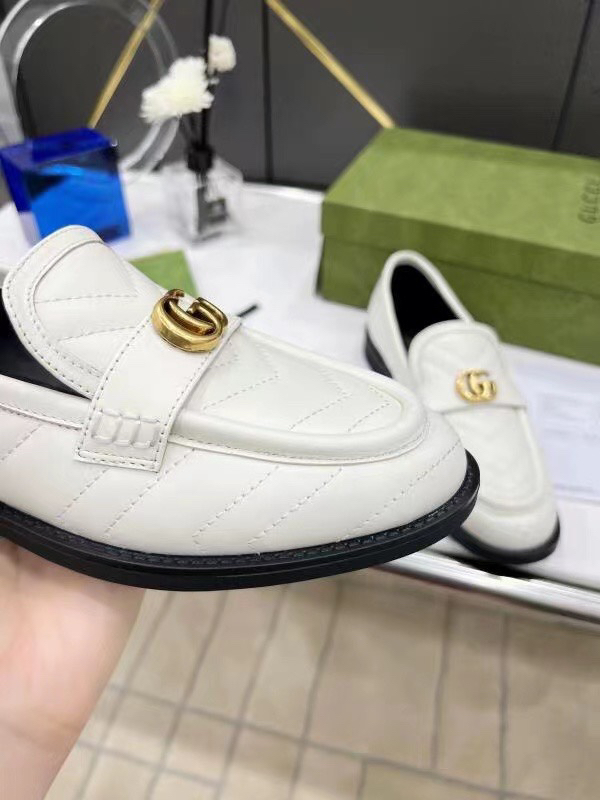Gucci women's leather shoes-54