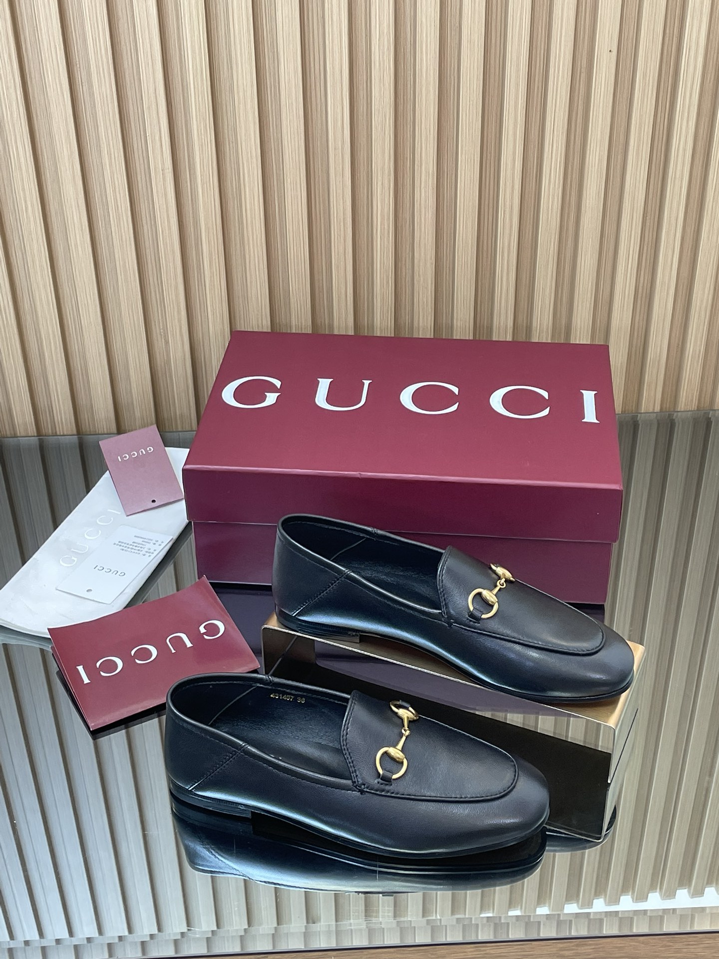 Gucci women's leather shoes-47
