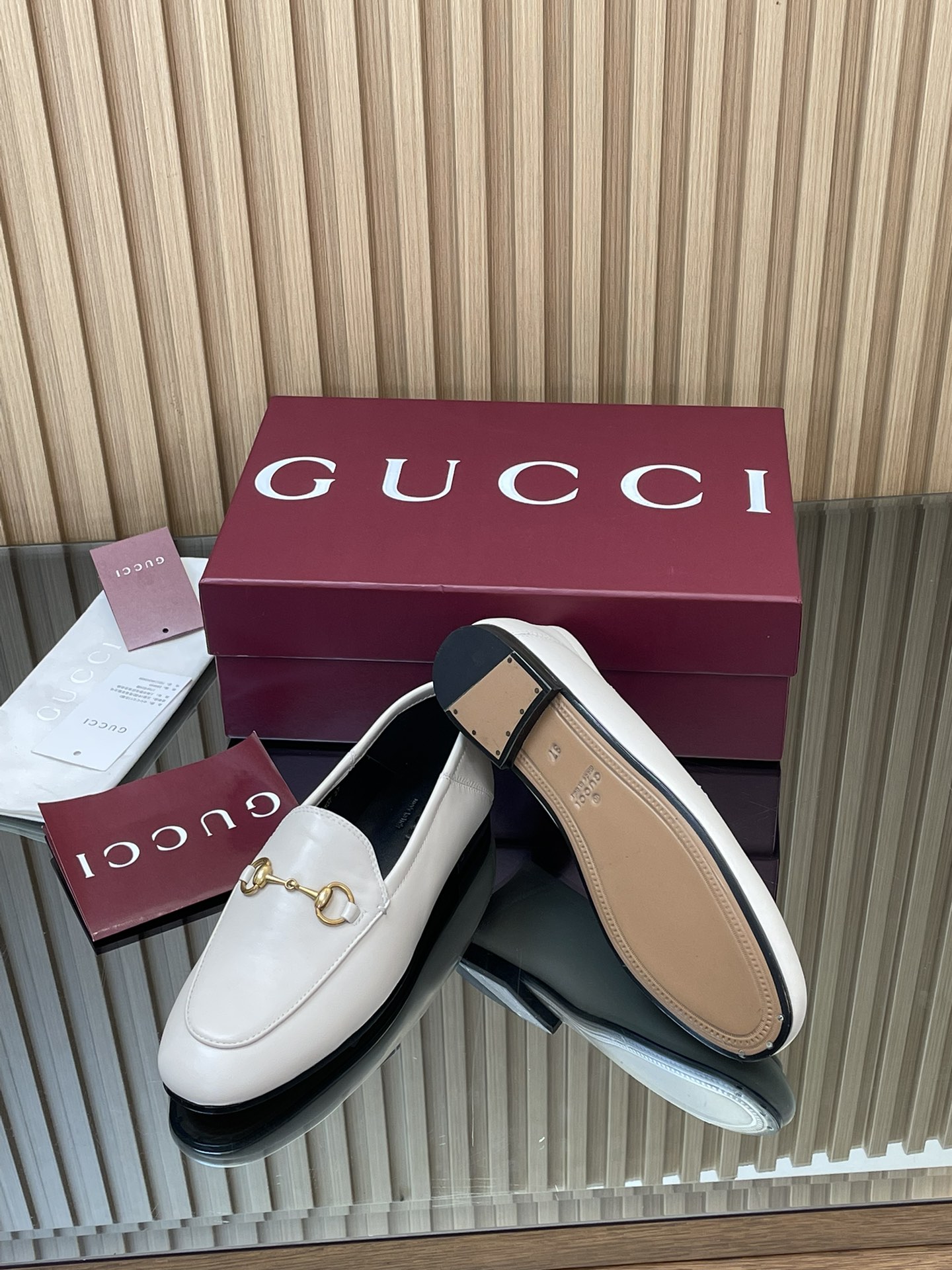 Gucci women's leather shoes-45