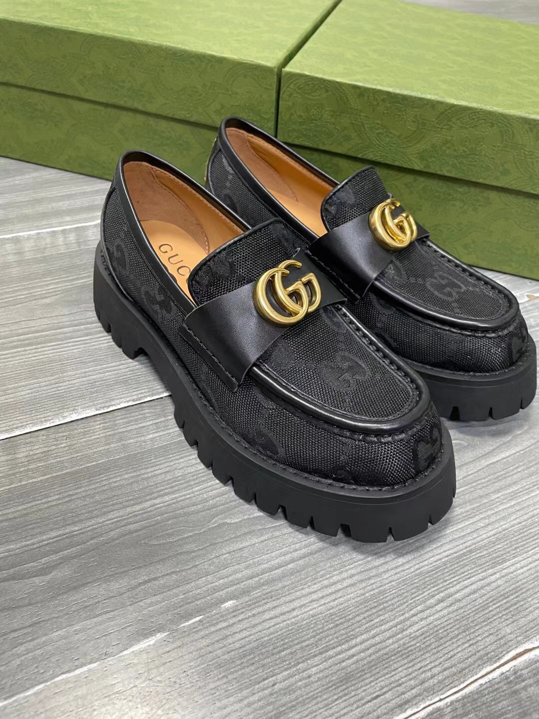 Gucci women's leather shoes-88