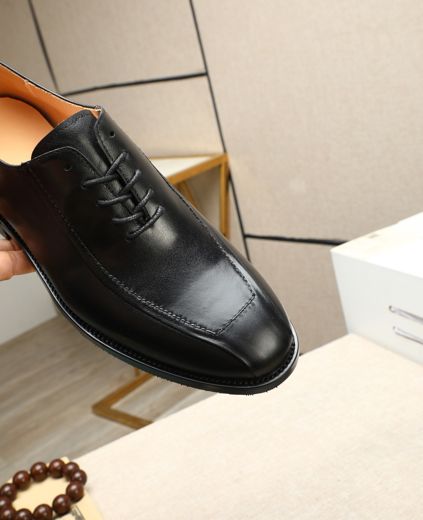 Gucci men's leather shoes-30