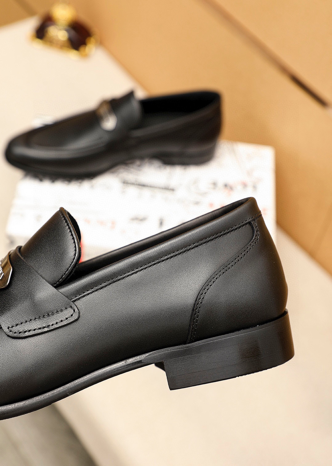 D&G men's leather shoes-51