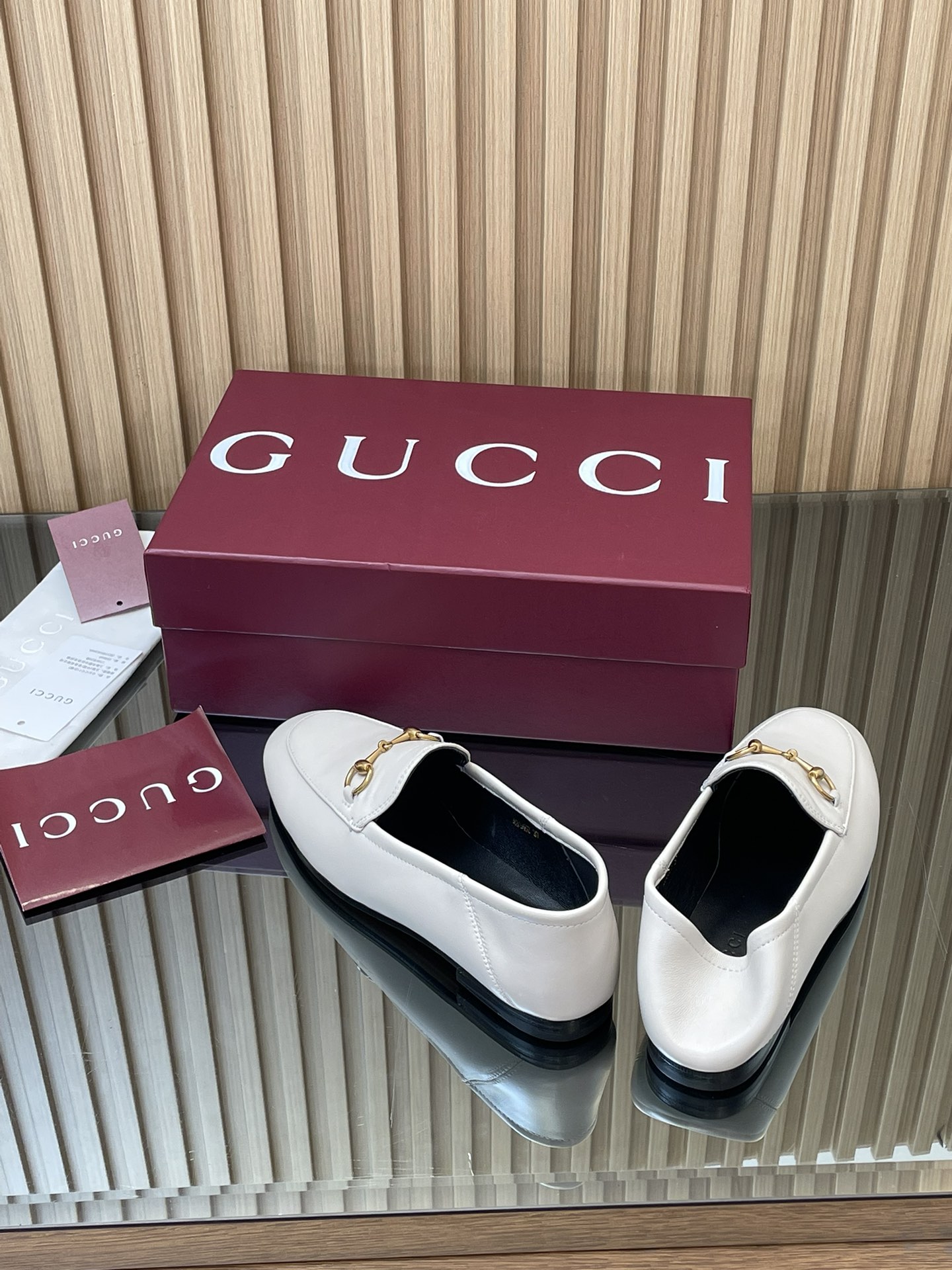 Gucci women's leather shoes-45