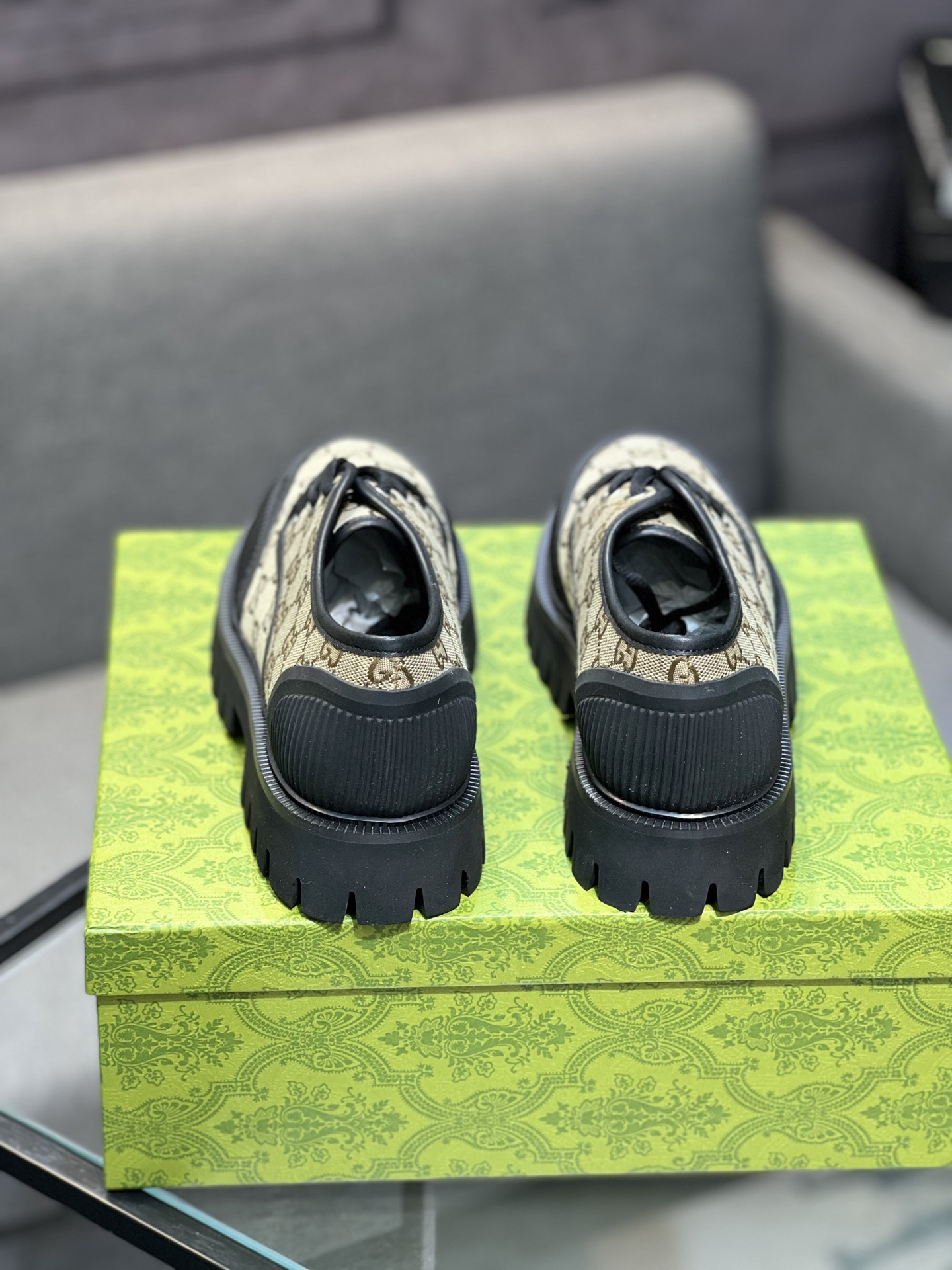 Gucci women's leather shoes-31