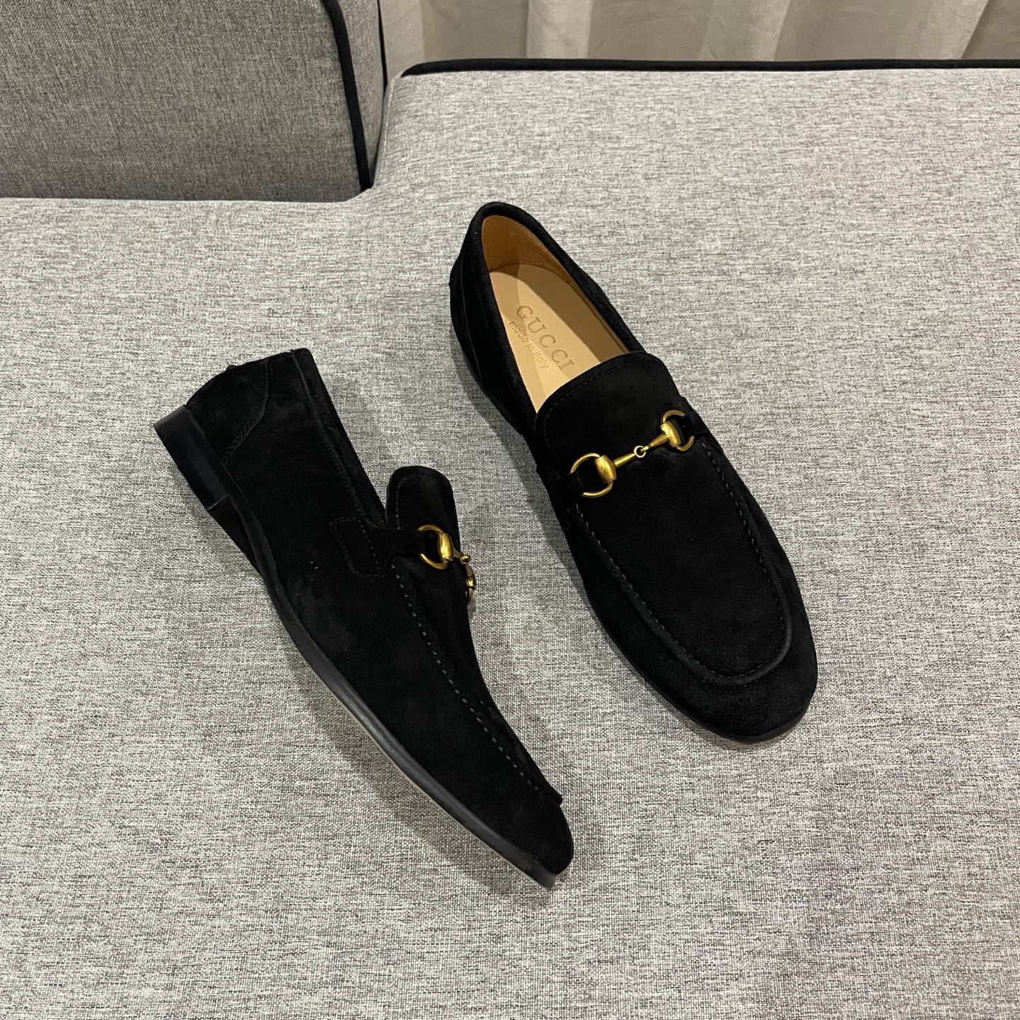 Gucci men's leather shoes-26