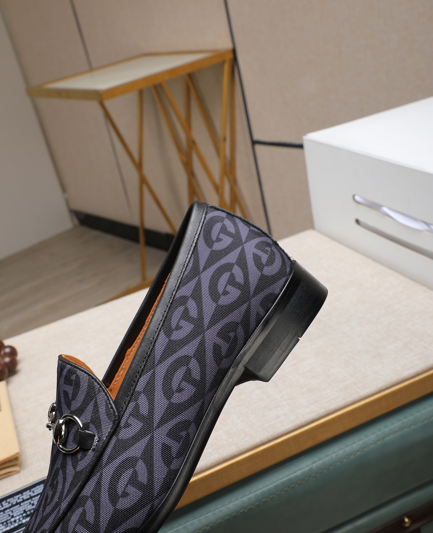 Gucci men's leather shoes-130