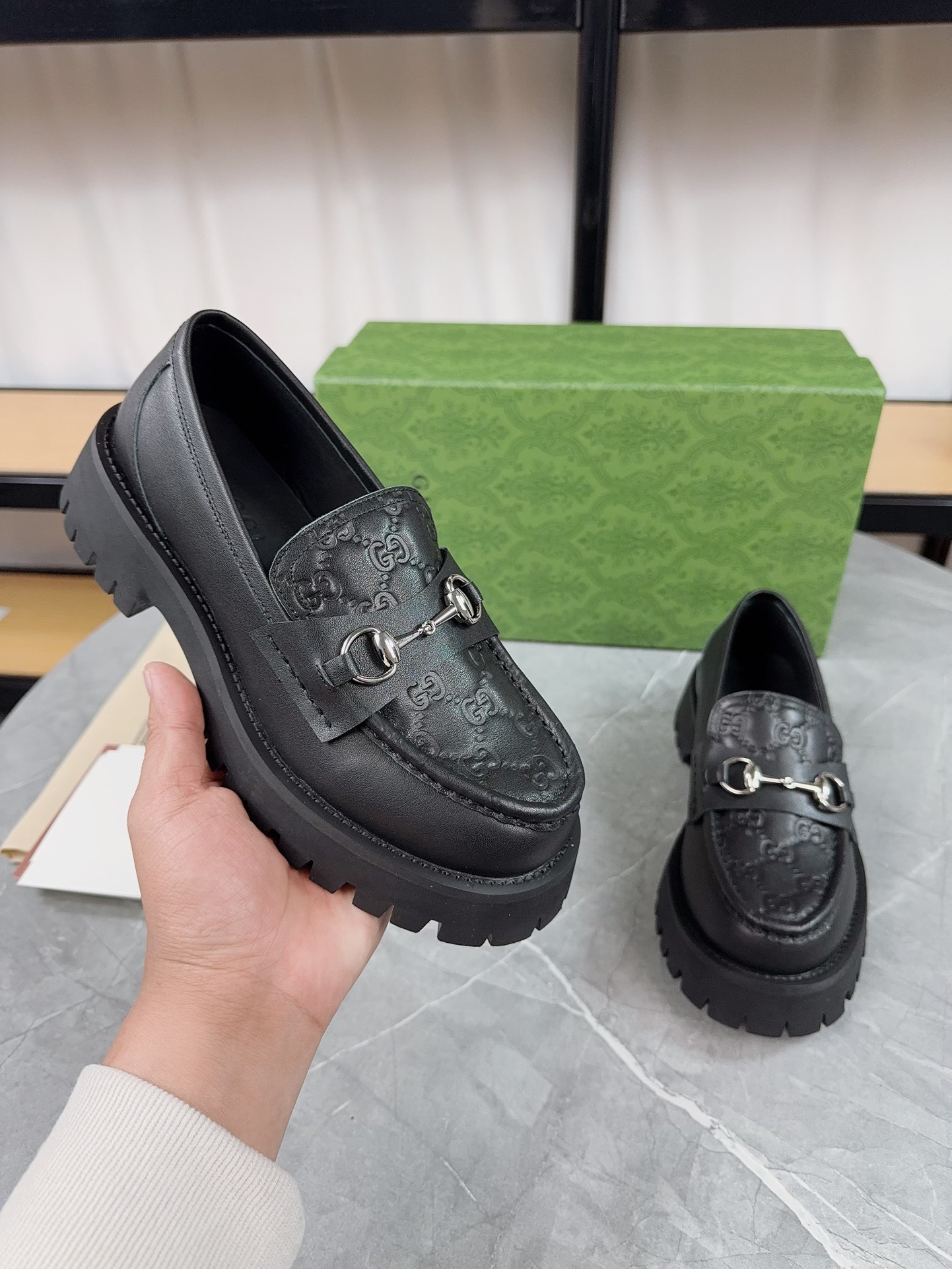 Gucci women's leather shoes-90