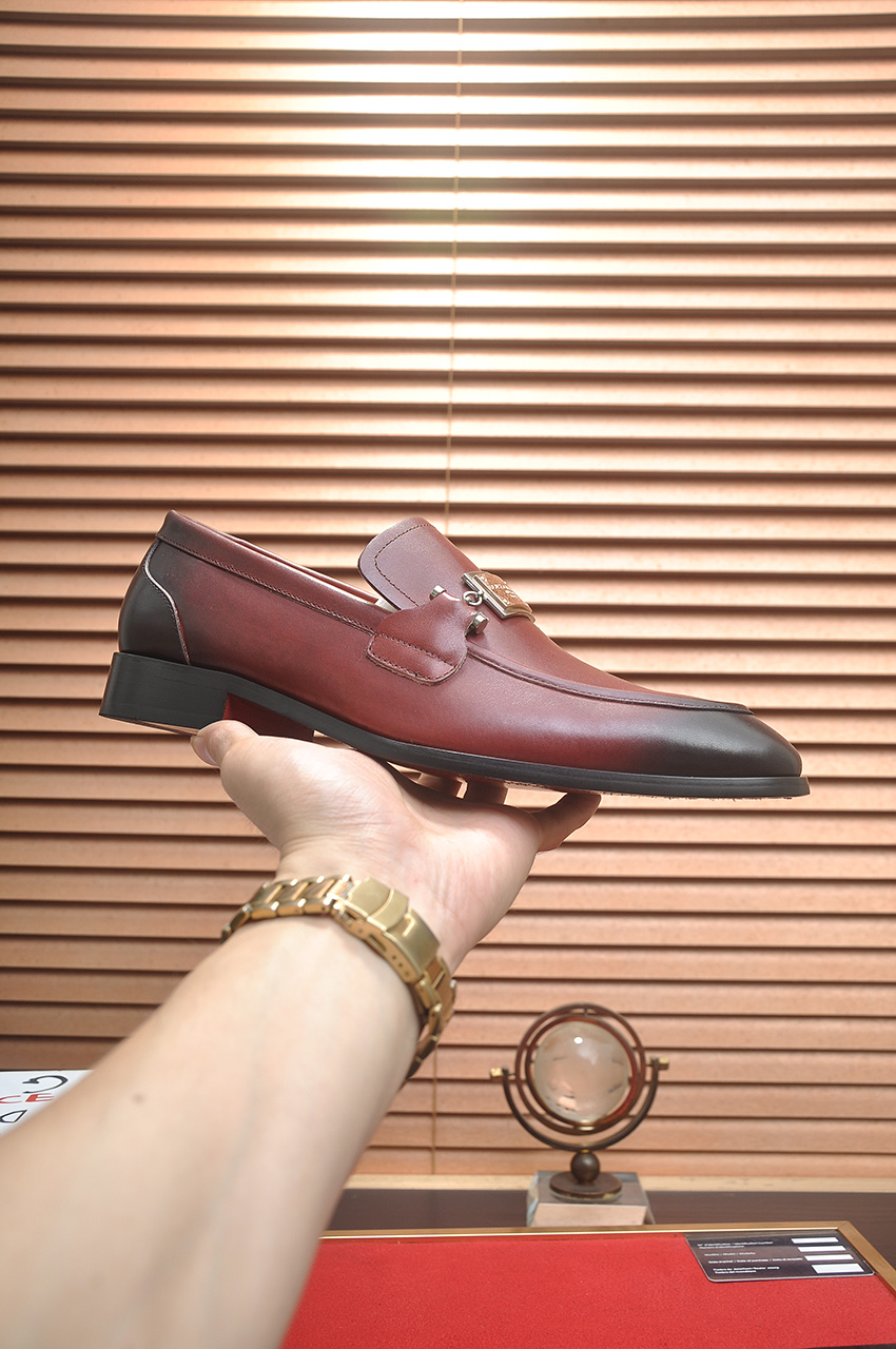 D&G men's leather shoes-29
