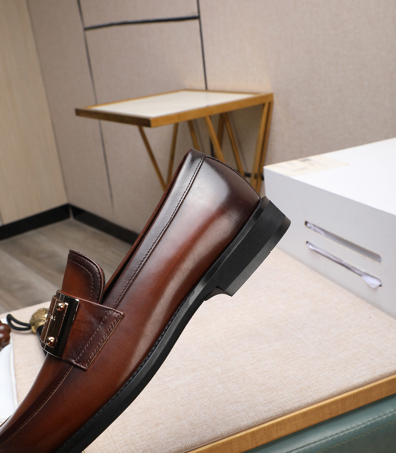 D&G men's leather shoes-6