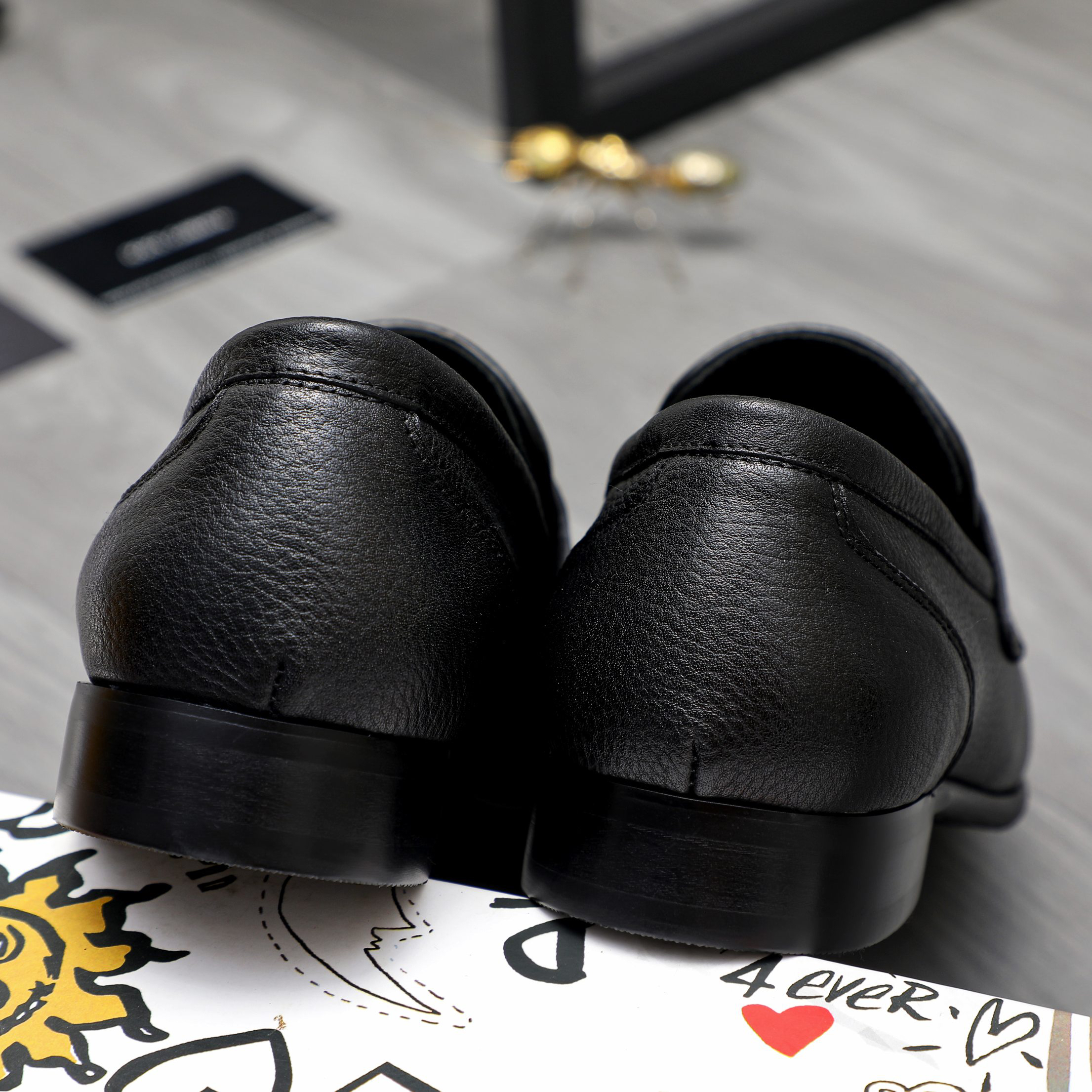 D&G men's leather shoes-58