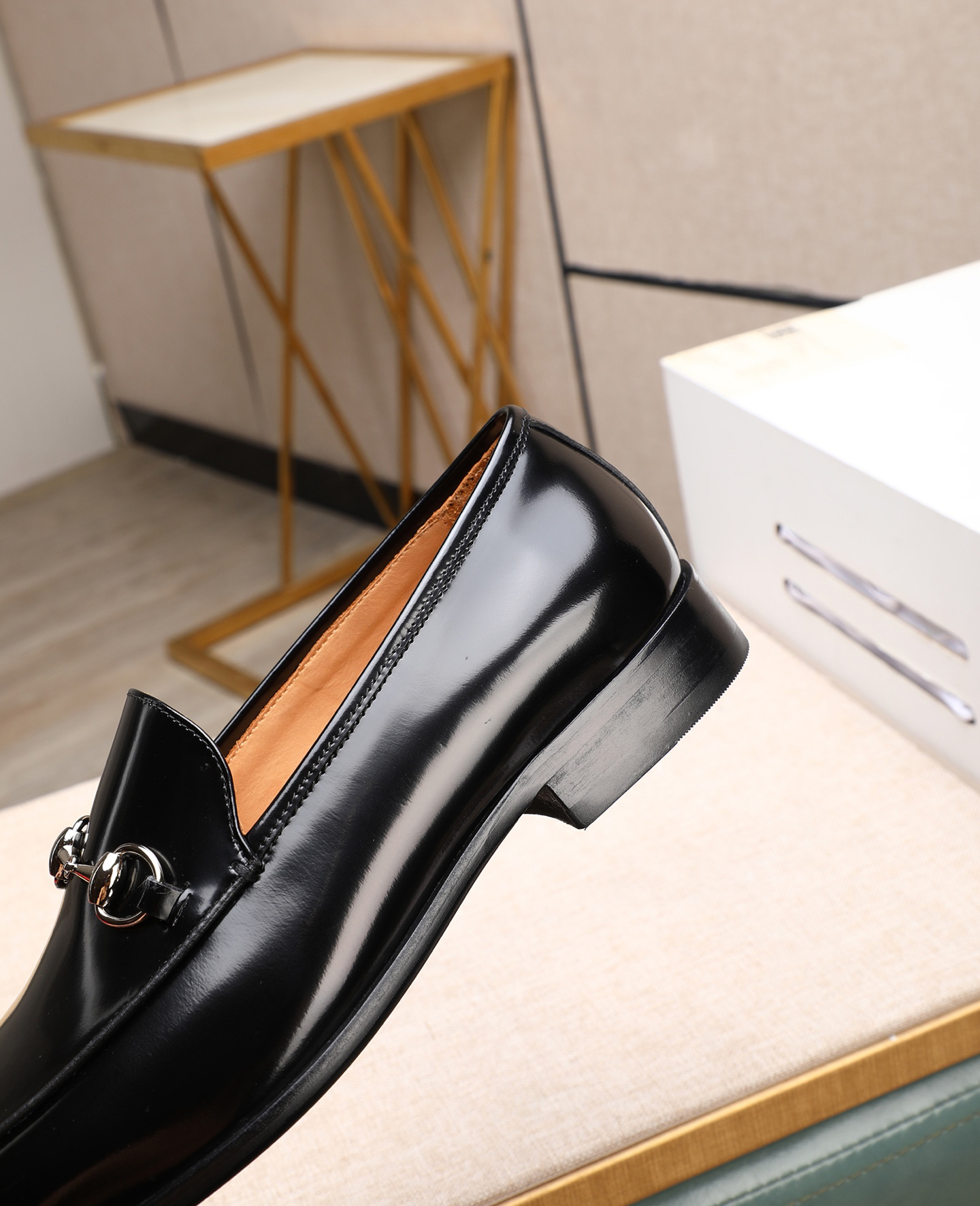 Gucci men's leather shoes-96