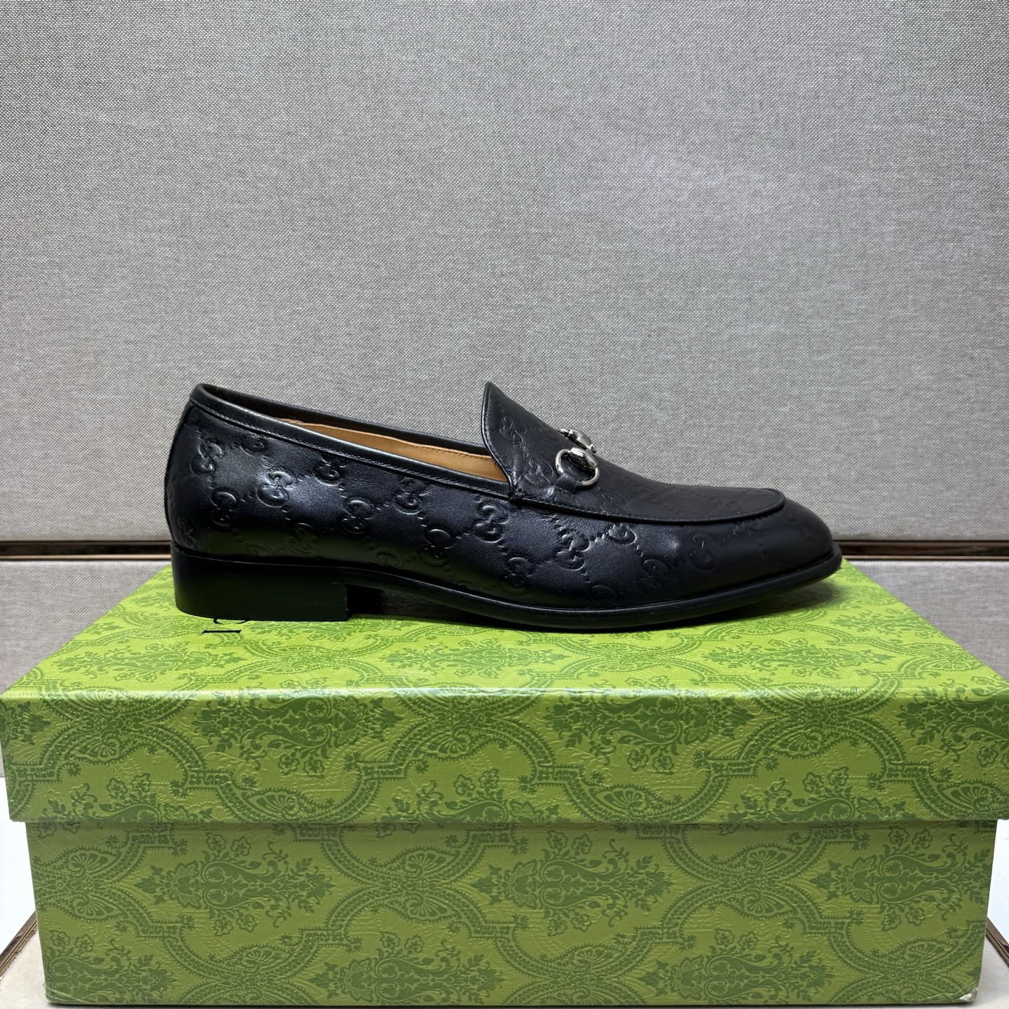 Gucci men's leather shoes-87