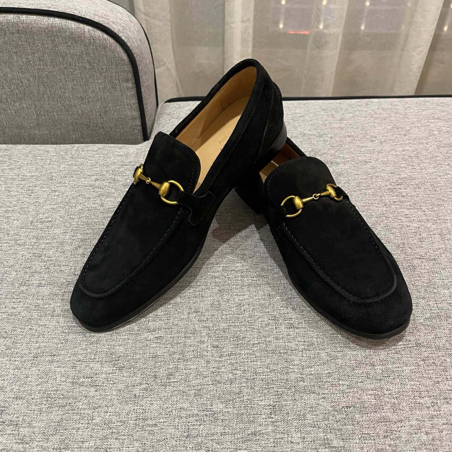 Gucci men's leather shoes-26