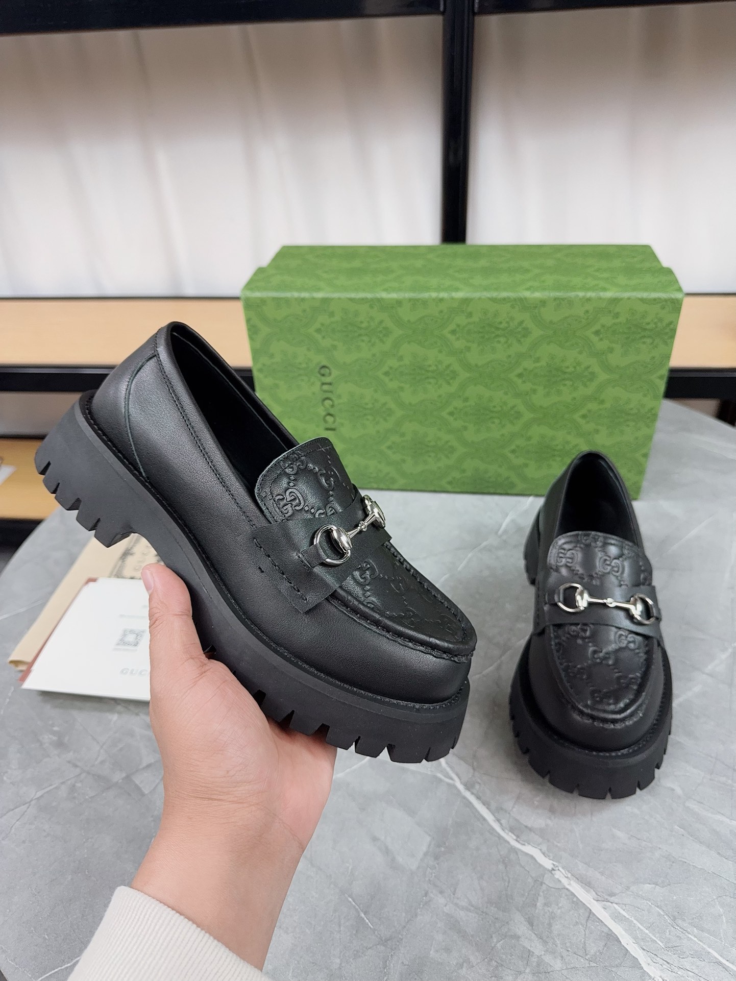 Gucci women's leather shoes-90