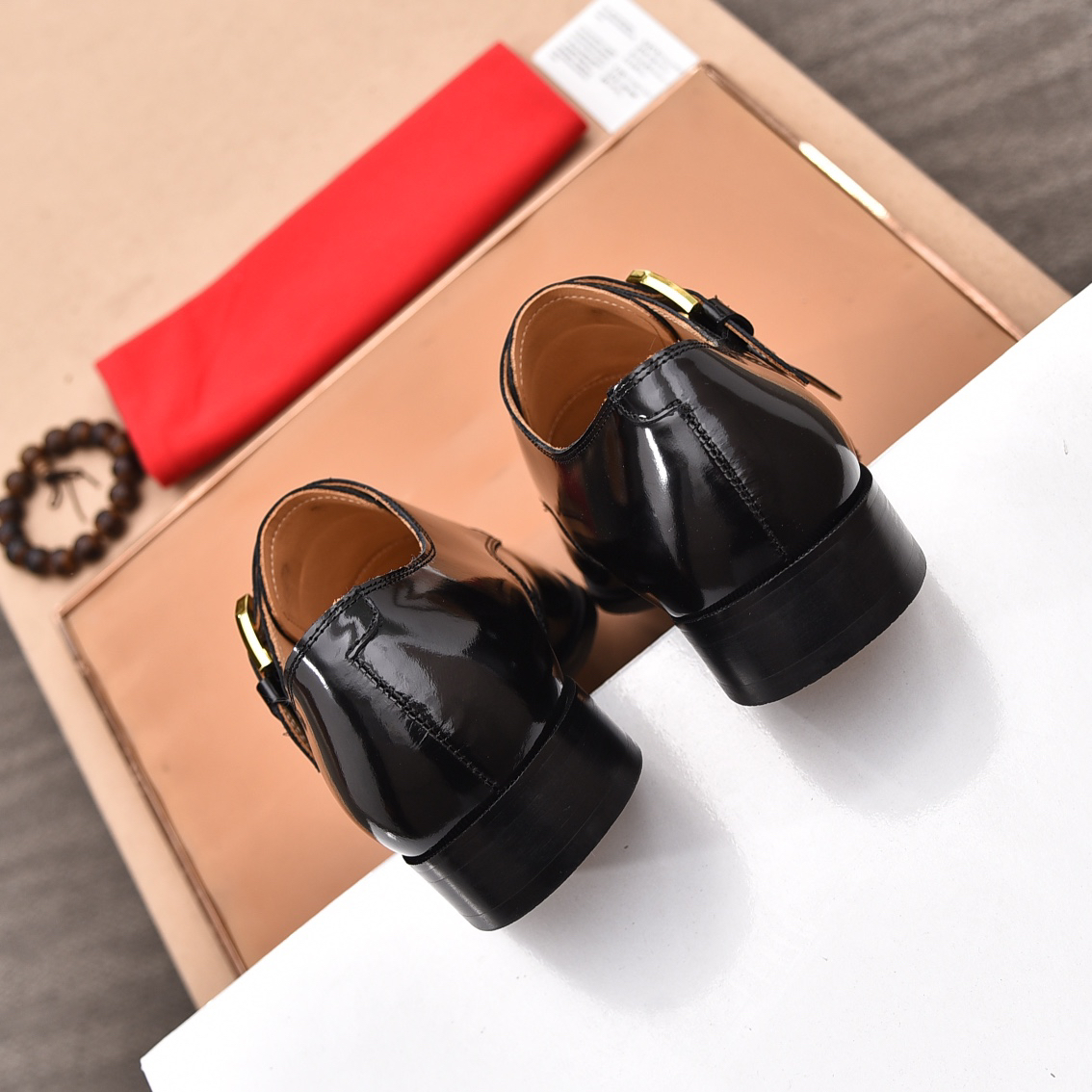 Gucci men's leather shoes-42