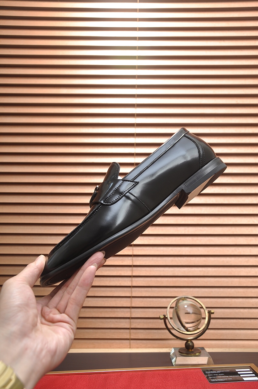 D&G men's leather shoes-20