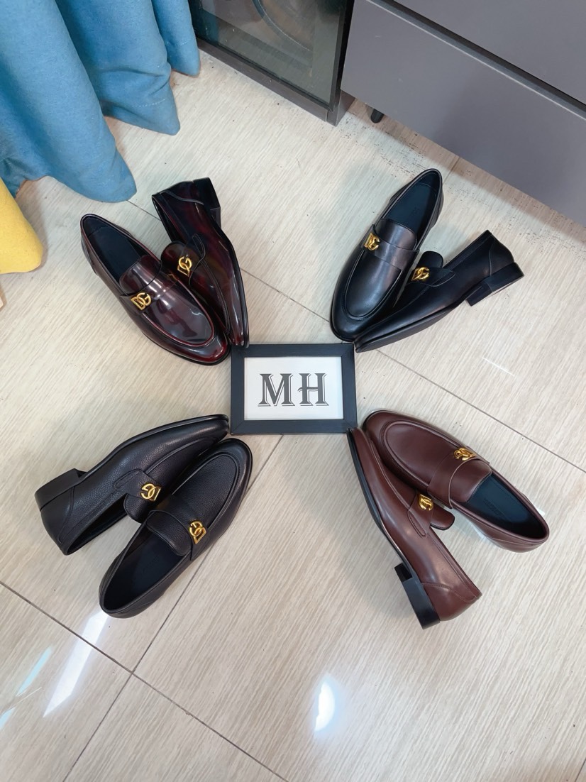 D&G men's leather shoes-24