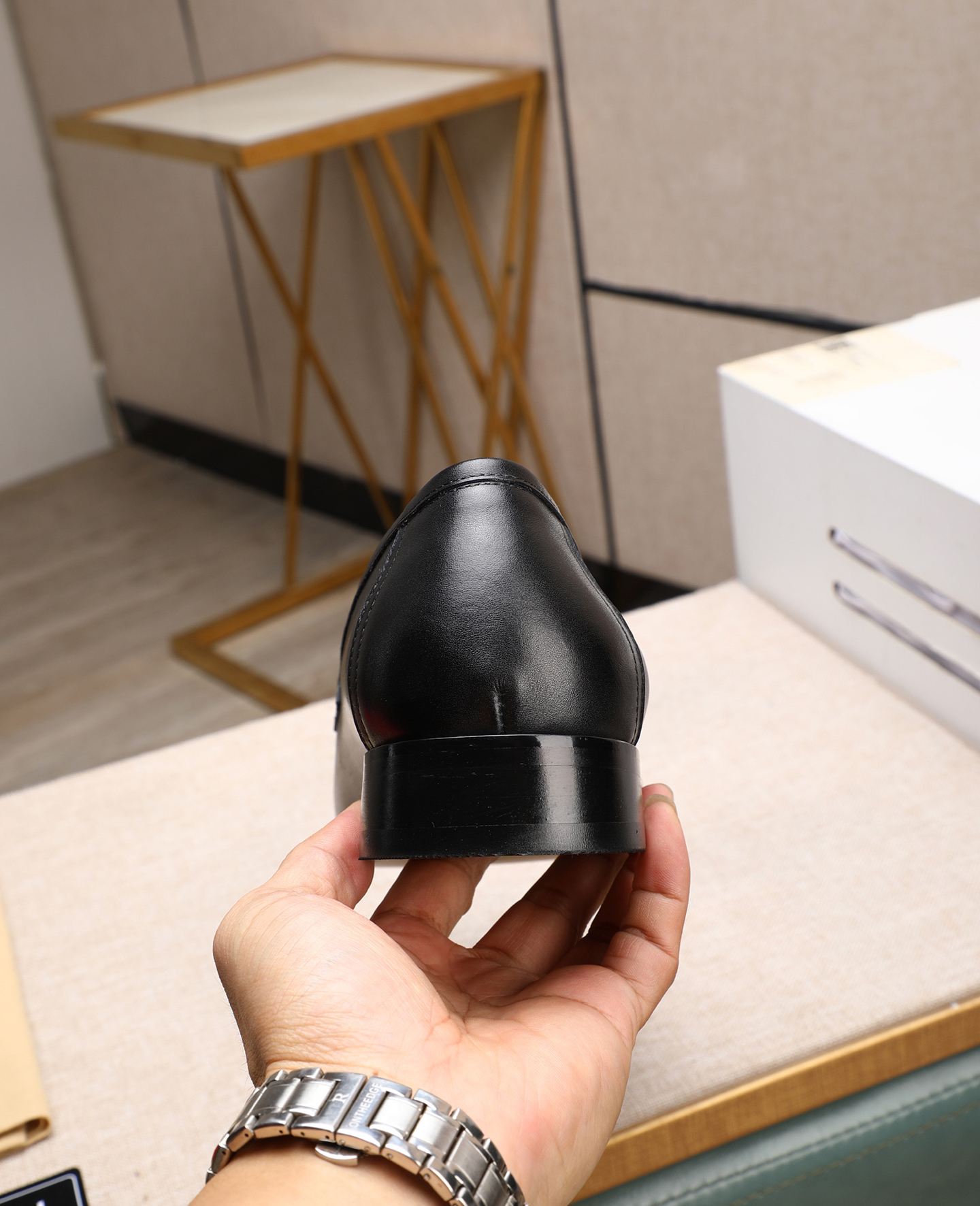 Gucci men's leather shoes-99