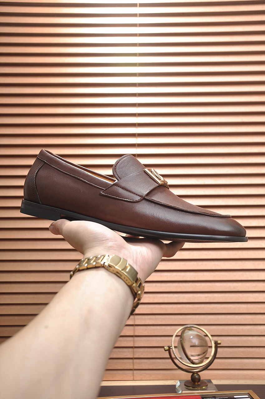 D&G men's leather shoes-2