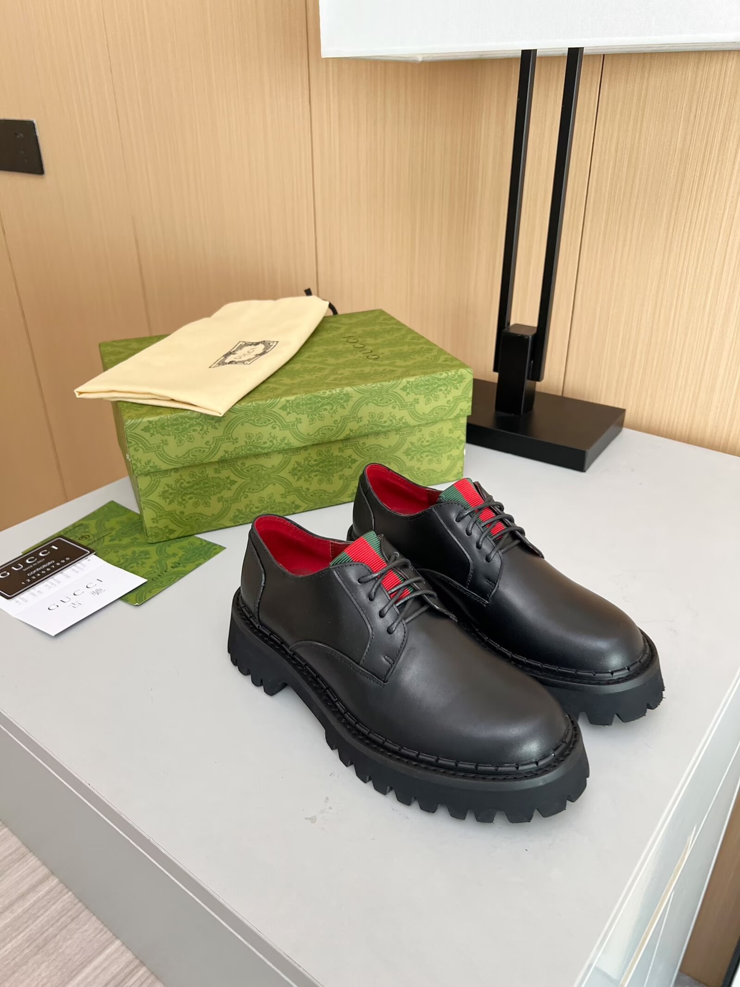 Gucci women's leather shoes-68