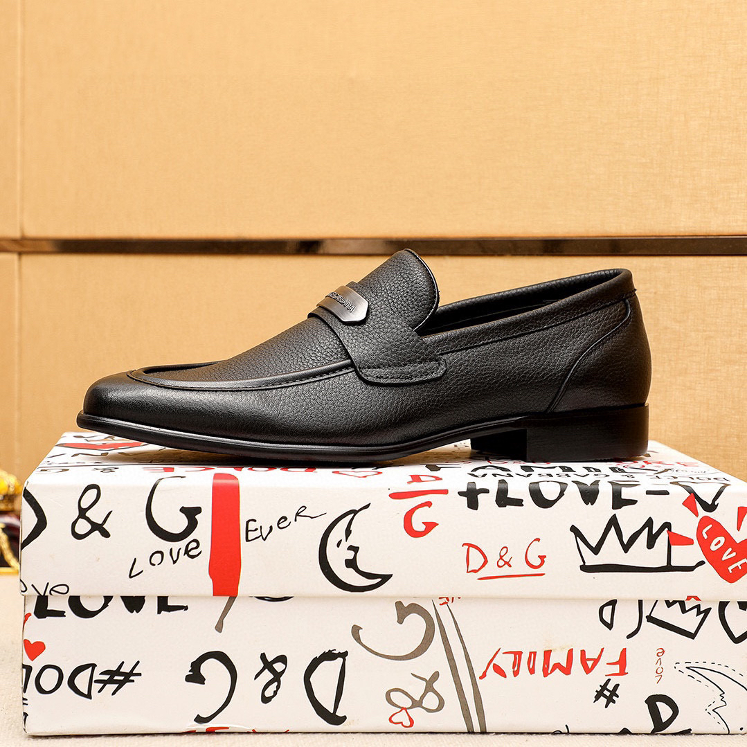 D&G men's leather shoes-50