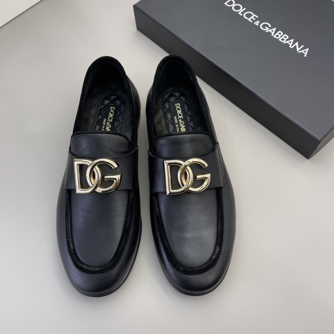 D&G men's leather shoes-45