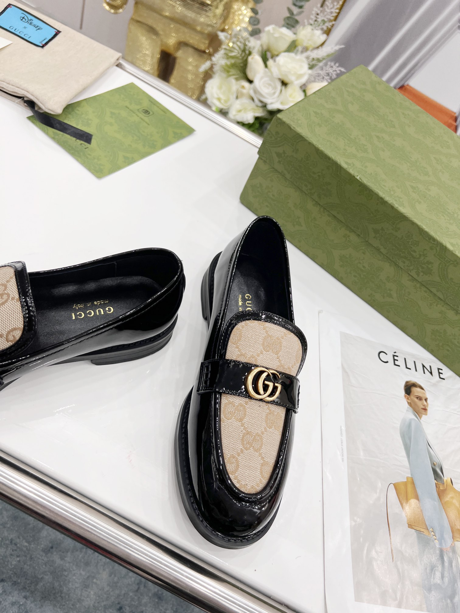 Gucci women's leather shoes-53