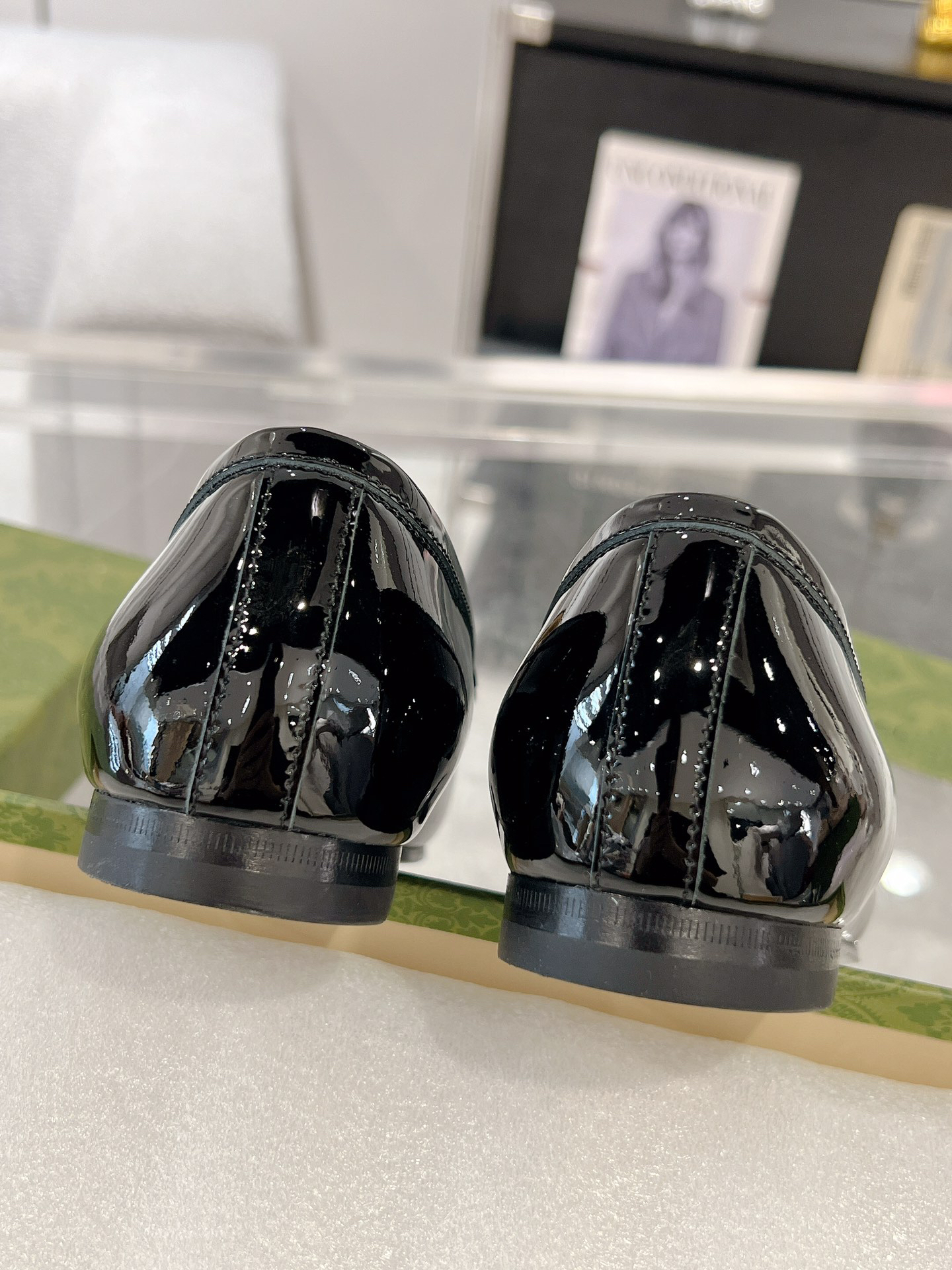 Gucci women's leather shoes-19