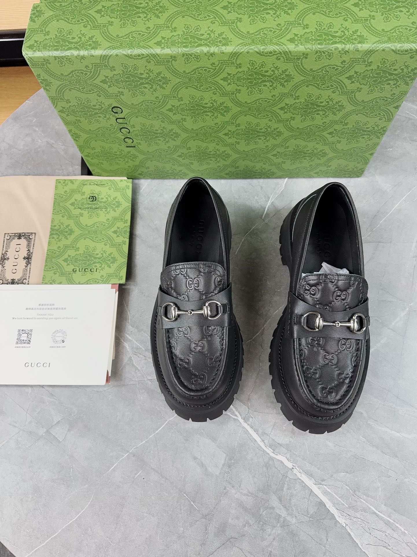 Gucci women's leather shoes-90