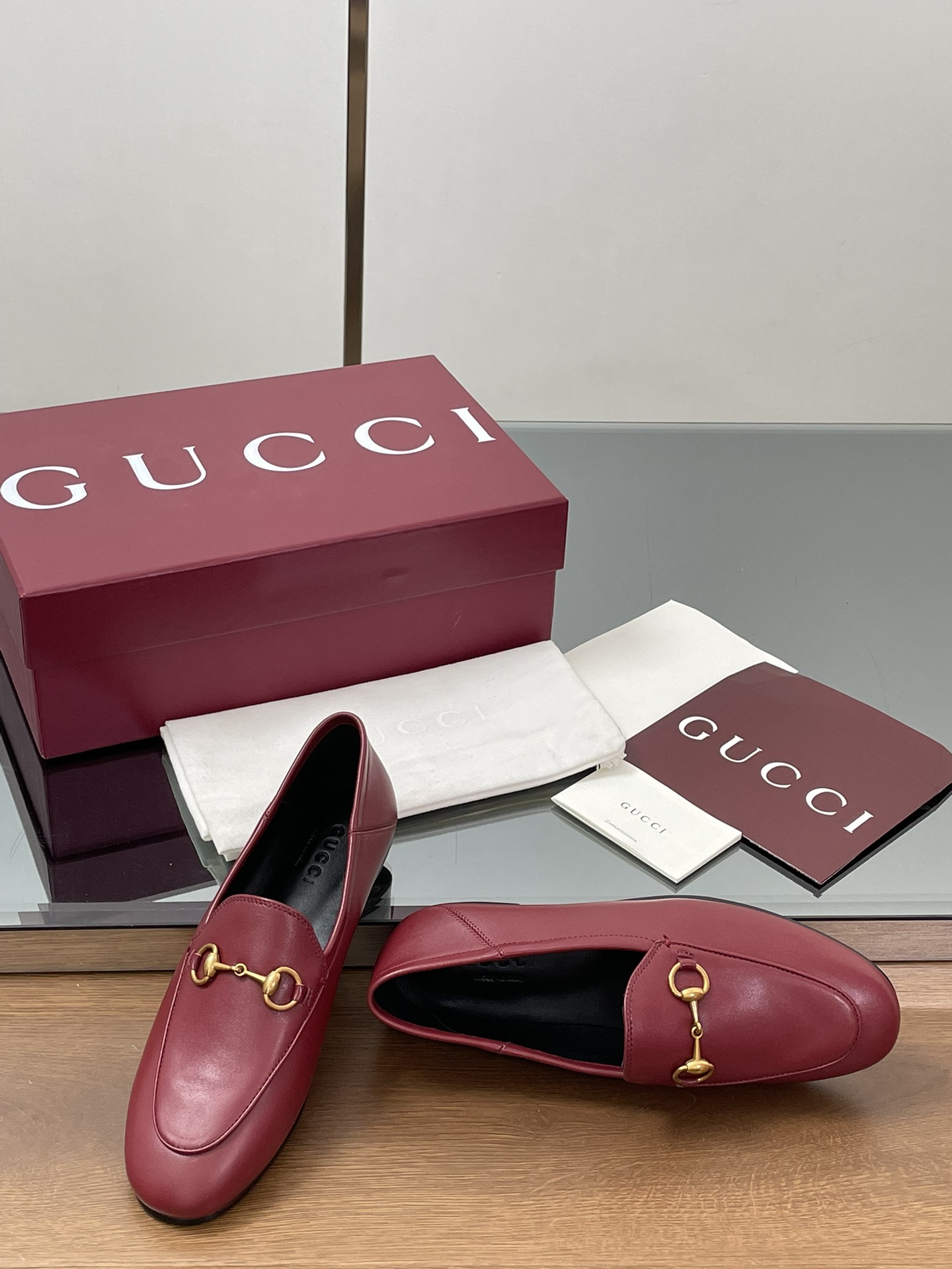 Gucci women's leather shoes-46