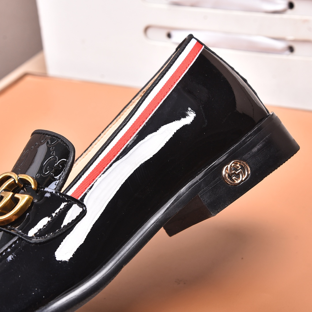 Gucci men's leather shoes-36