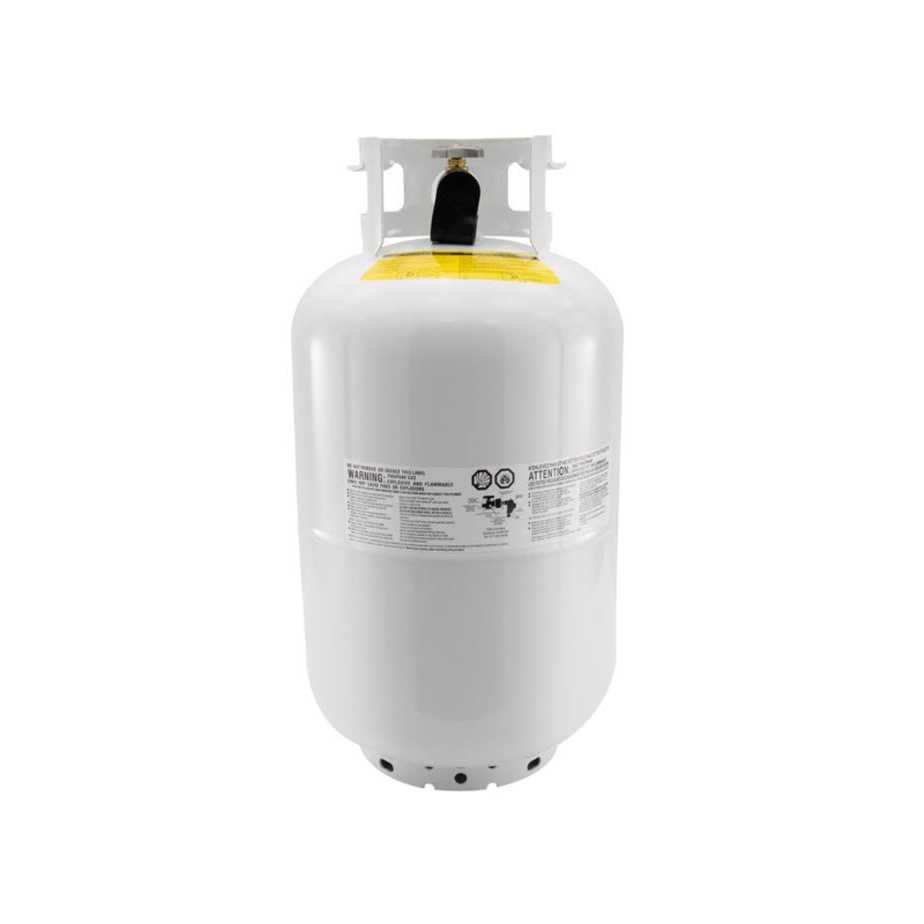 Flame King 30 lbs. Empty Propane Cylinder with Overfill Protection Device Valve
