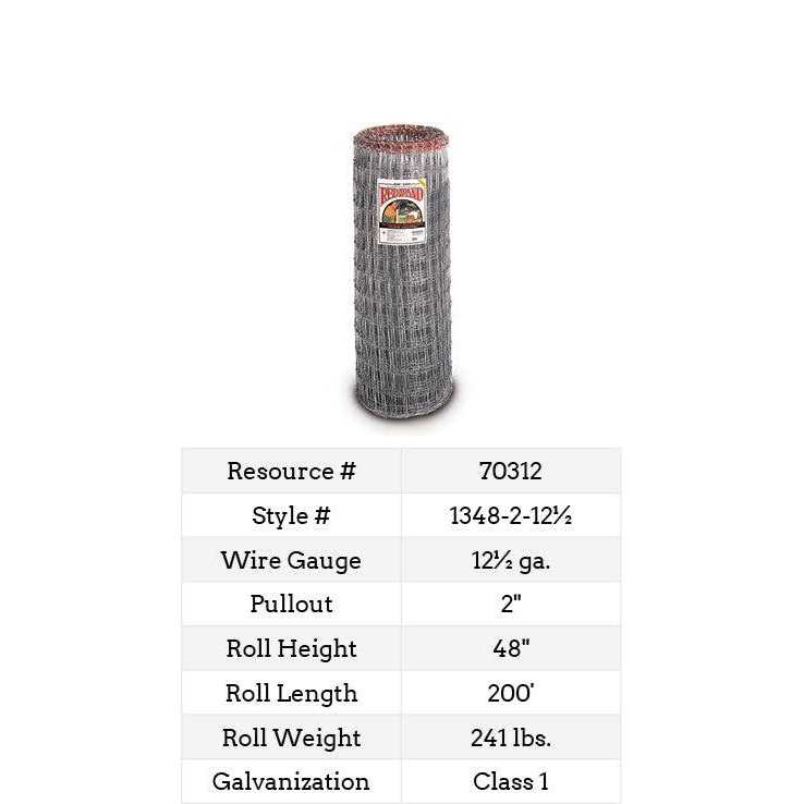 Red Brand 200 ft. x 48 in. Non-Climb Horse Fence