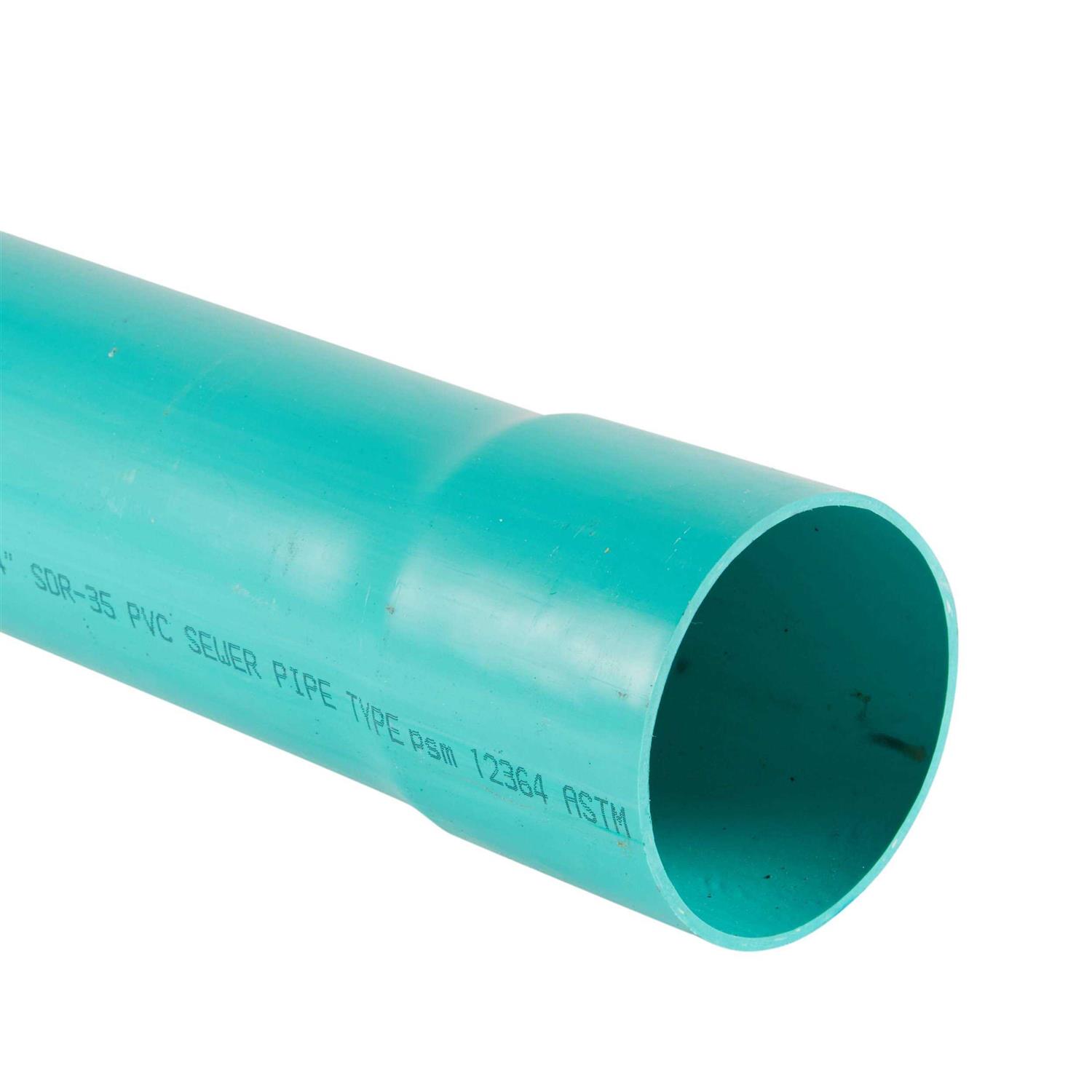 Charlotte Pipe 4-in x 10-ft Sewer Main PVC Pipe