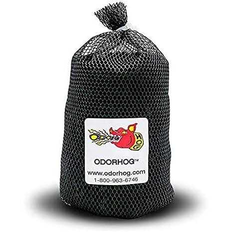 Odorhog Vent Stack Pipe Filter 4 Sizes, Black ABS with Mushroom Cap, Removes Outdoor Septic and Sewer Odors