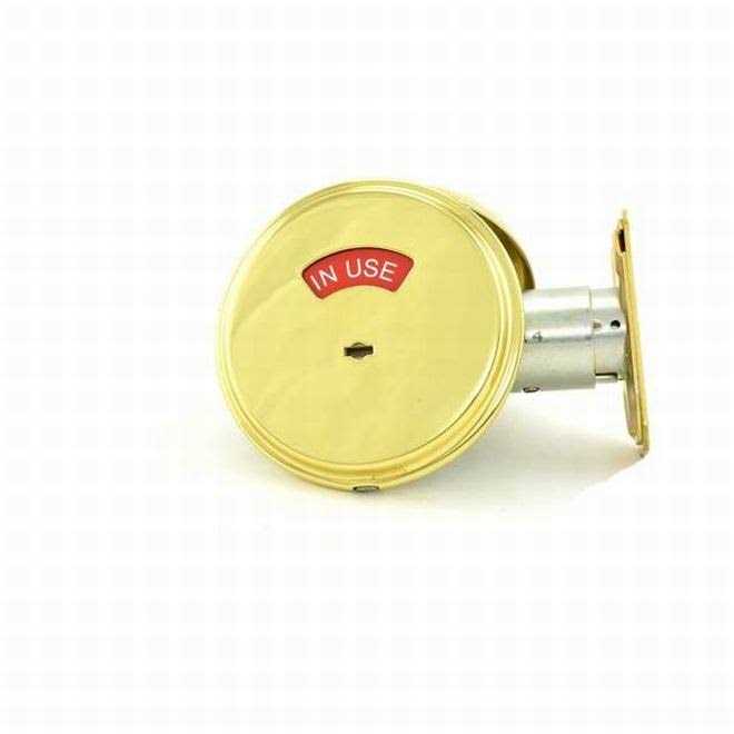 Schlage B571609 Commercial Restroom Indicator Deadbolt Antique Brass