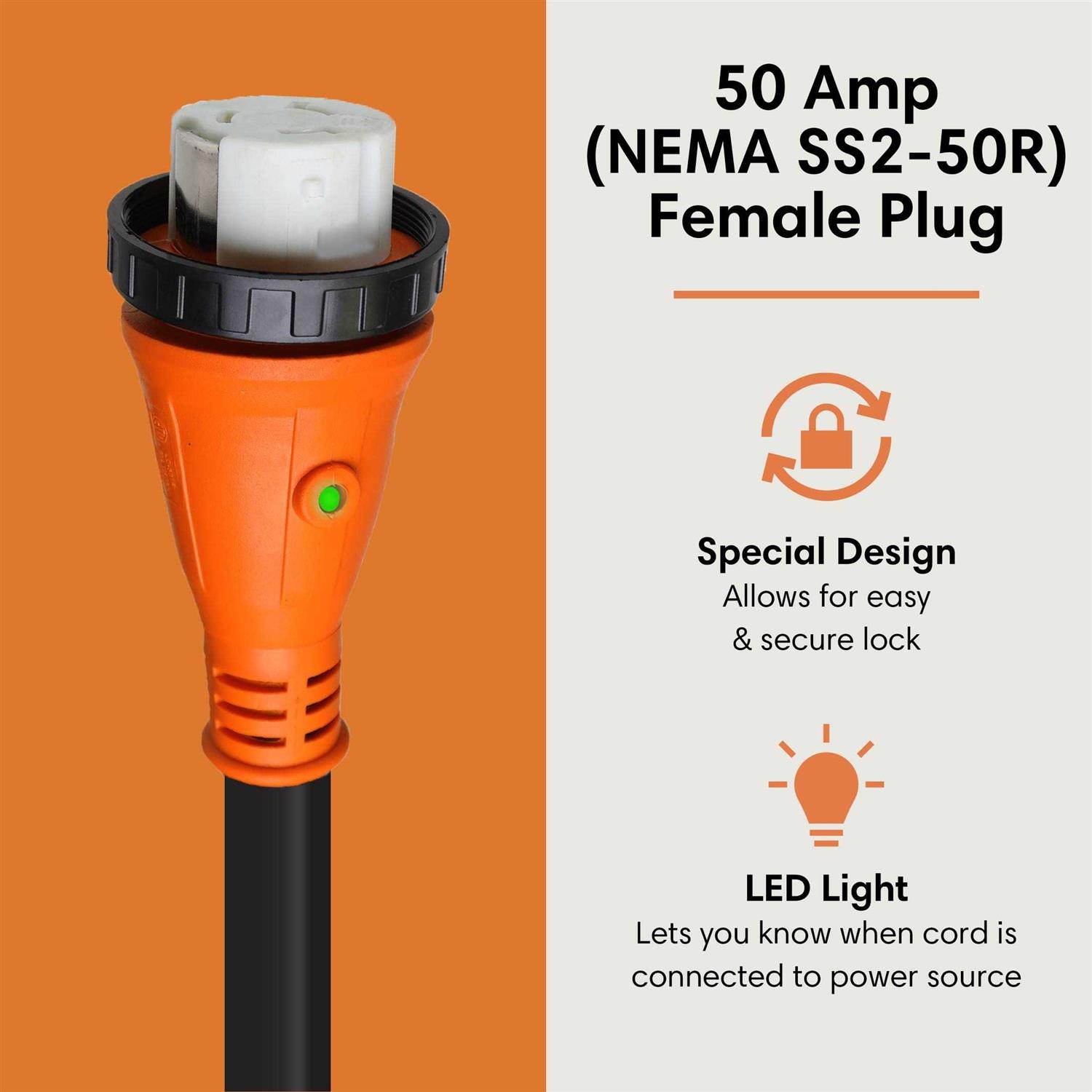 Technorv Indoor/Outdoor Extension Cord