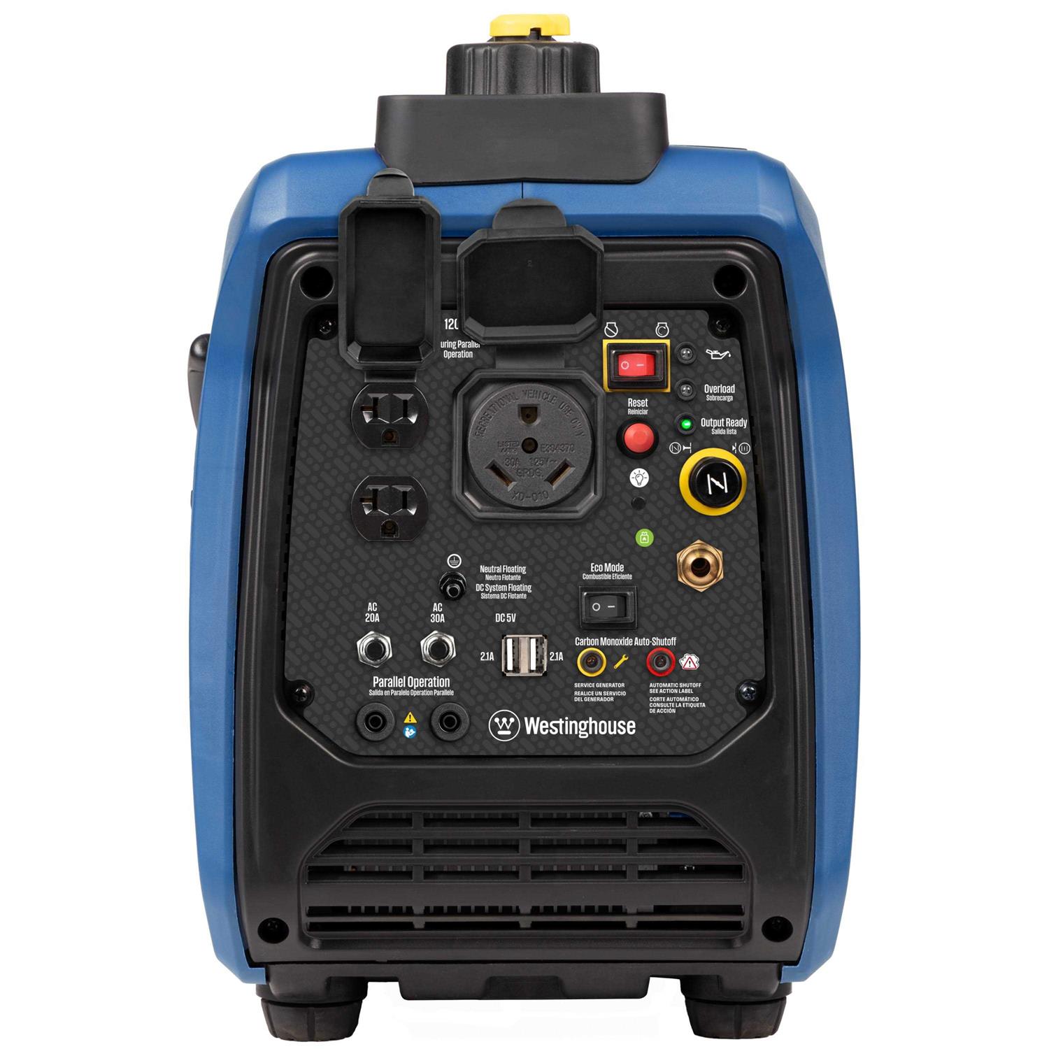 Westinghouse Outdoor Power Equipment IGEN2550DFC 2550 Watt Dual Fuel Portable Inverter Generator