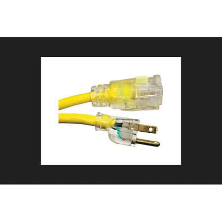 Monster Outdoor Yellow Extension Cord 14/3 SJTW