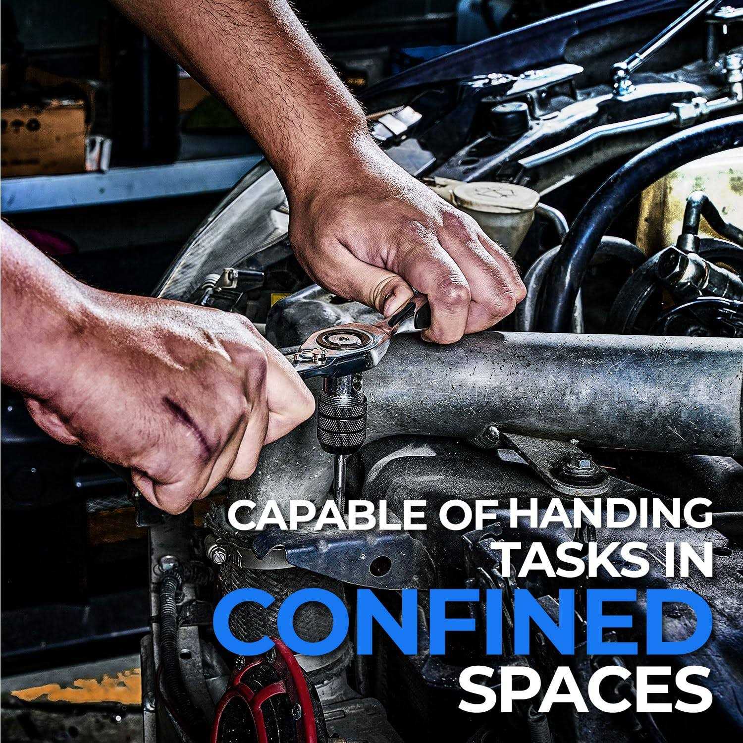 toolant 127pcs SAE/Metric Tap and Die Set Ratcheting SAE Metric Tap and Die Set Standard with Drill Bit Combo for Threading