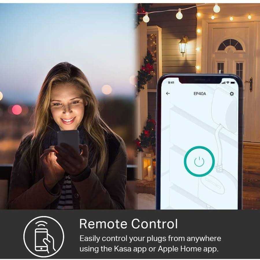 TP-Link Kasa Smart Wi-Fi Outdoor Plug EP40A