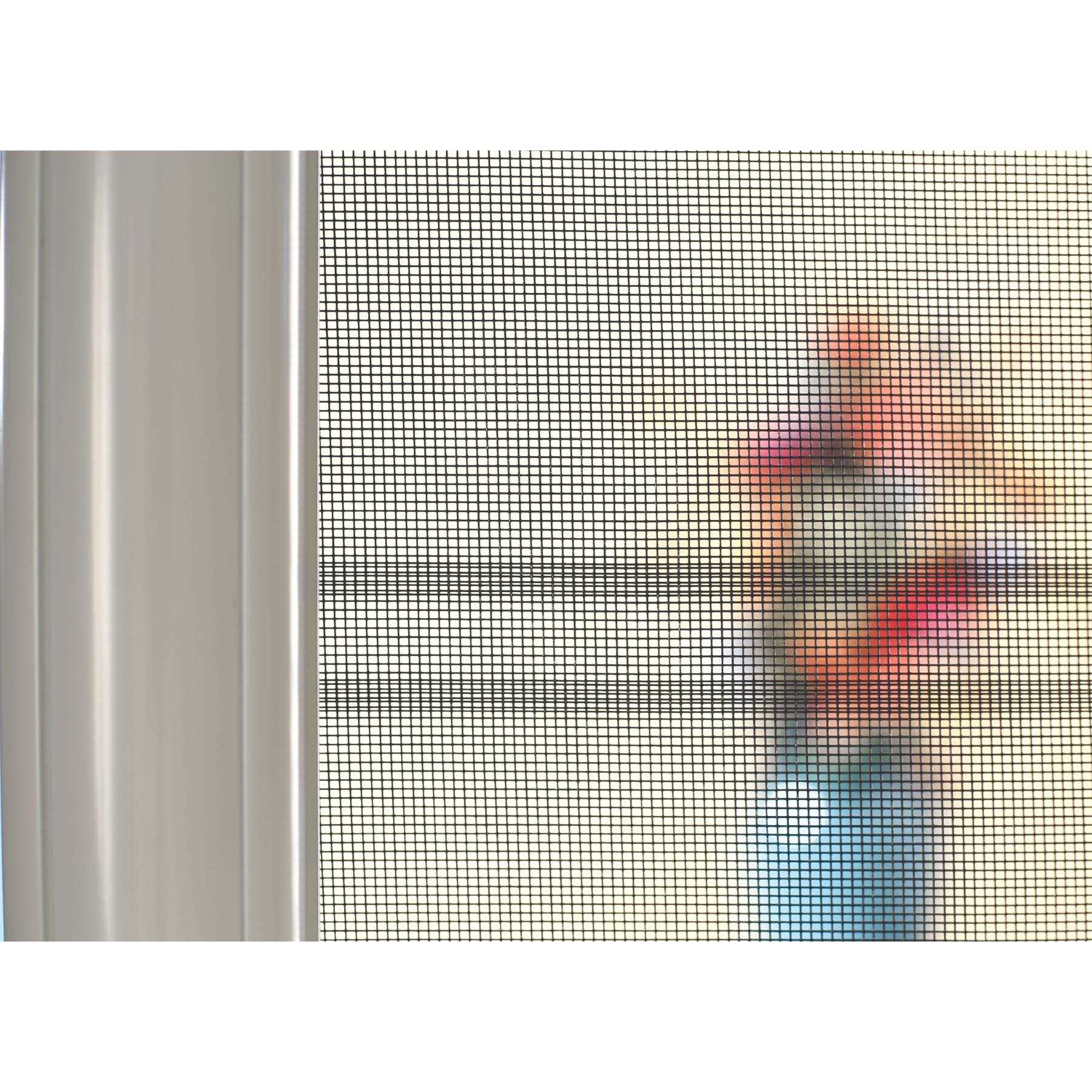 Larson Brisa White Retractable Screen Door Single