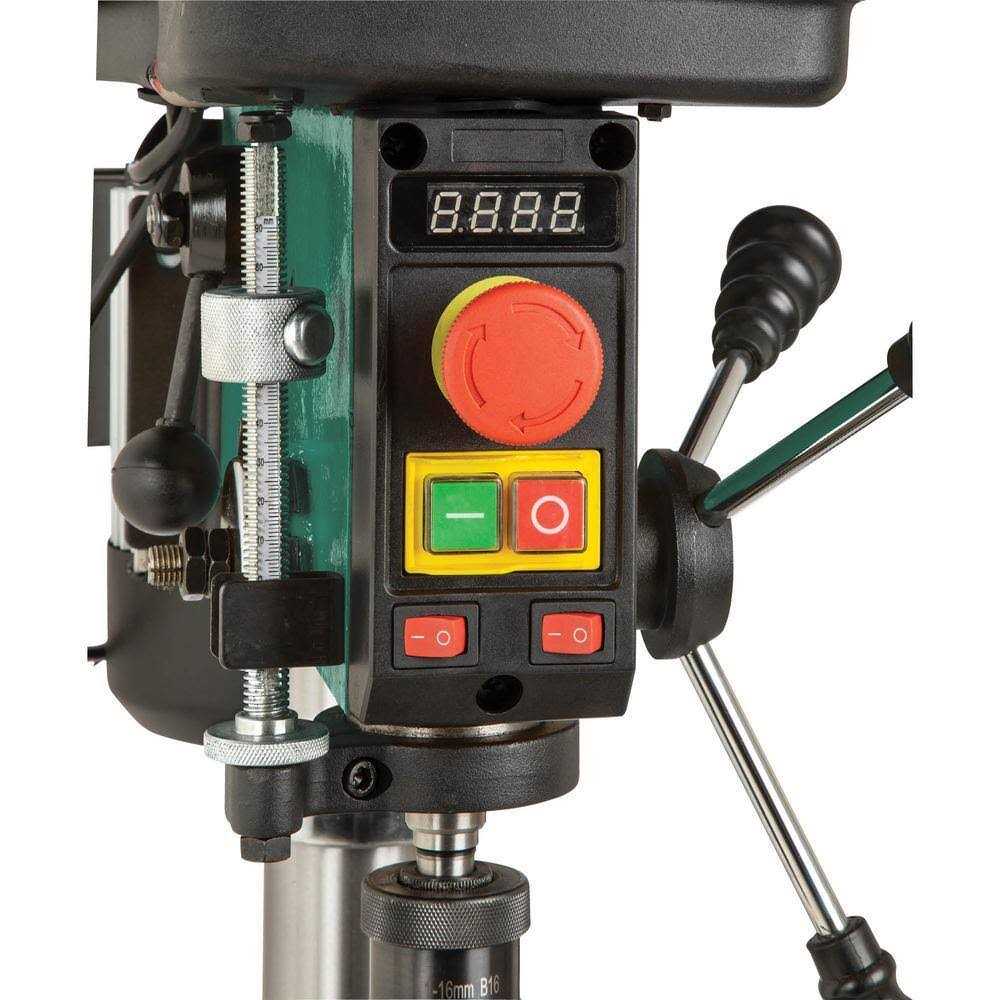 Grizzly 12 Variable-Speed Benchtop Drill Press with Laser