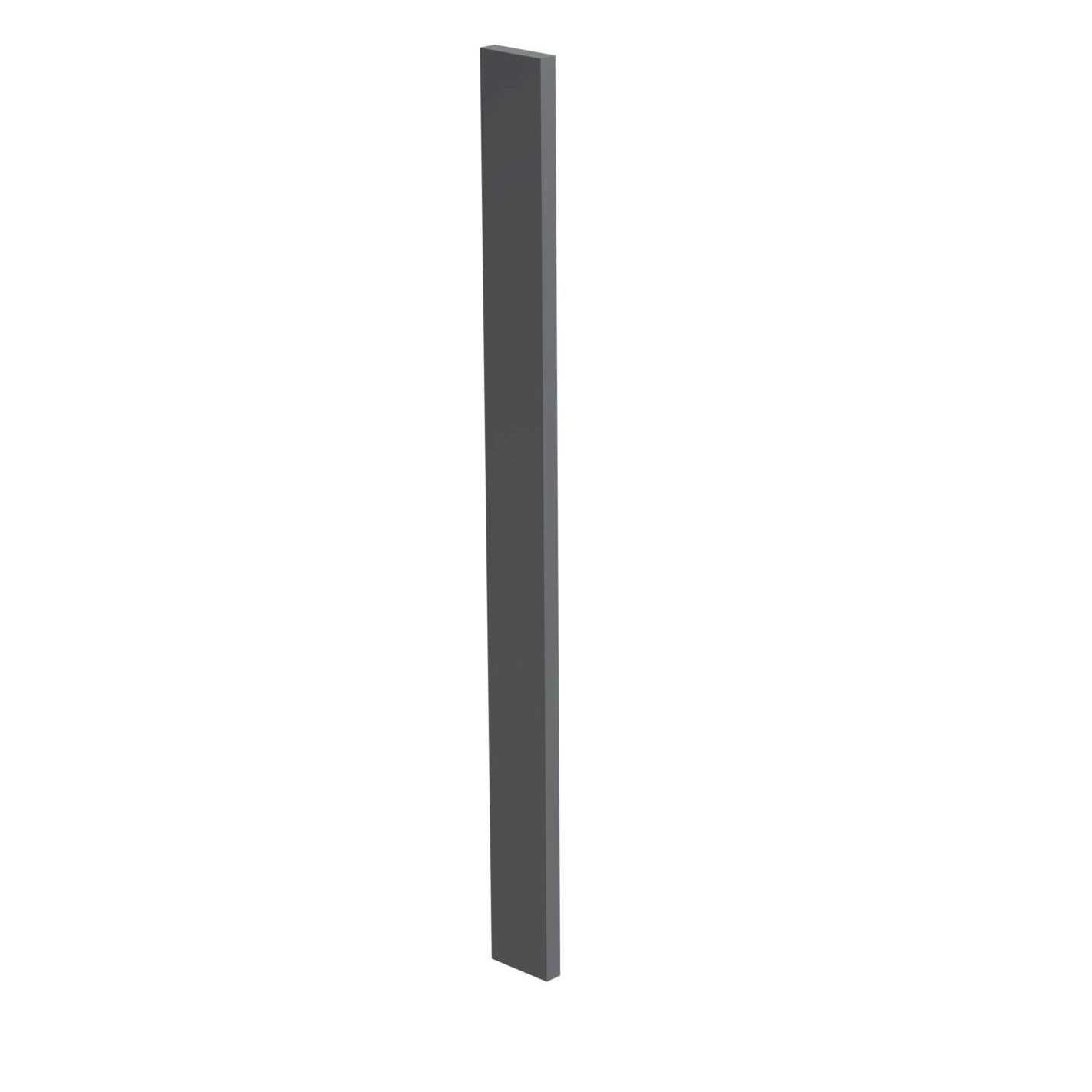 Home Decorators Collection Newport Deep Onyx Plywood Shaker Assembled Filler Strip 3 in. W x 0.75 in. D x 30 in. H